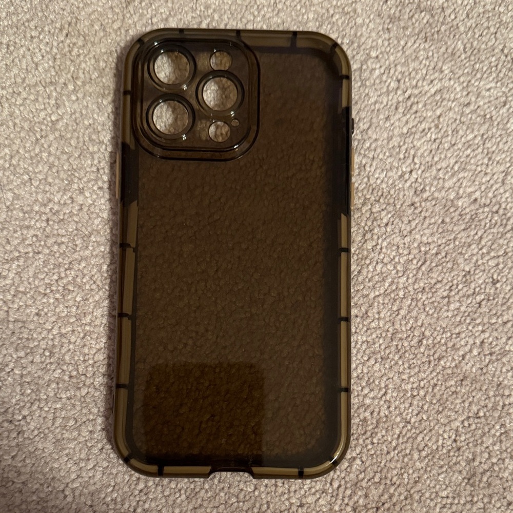 iPhone 15 pro max brown phone case